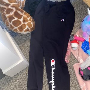 Black champion sweats